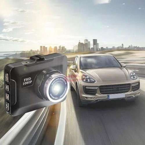 1080P LCD Car DVR Dashcam - Loop Recording, G-Sensor & Support SD Card