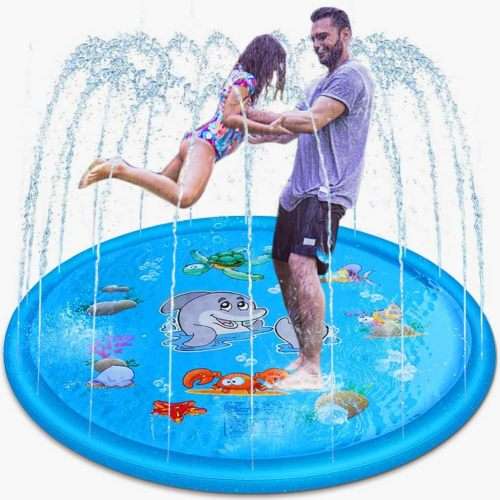 Large Water Jet Spray Mat 170CM X 170CM Available in Blue or Pink
