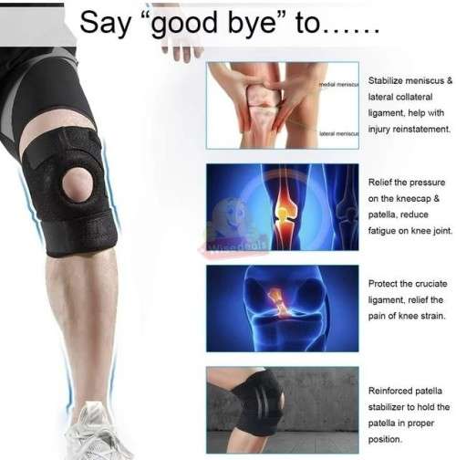 Adjustable one size-fully Knee Support, Non-Slip, Pain Relief, Prevent Injury