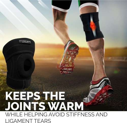 Adjustable one size-fully Knee Support, Non-Slip, Pain Relief, Prevent Injury