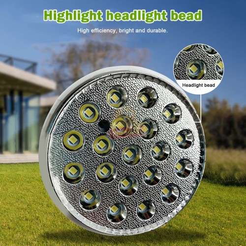 20 LED SOLAR Light Bulb with SOLAR Panel and Extension Wire with 2 Setting Modes