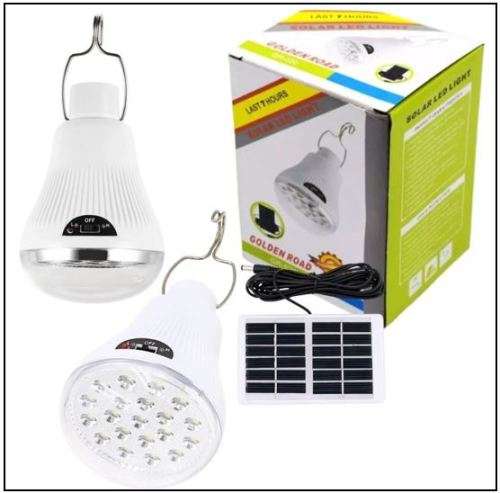 20 LED SOLAR Light Bulb with SOLAR Panel and Extension Wire with 2 Setting Modes