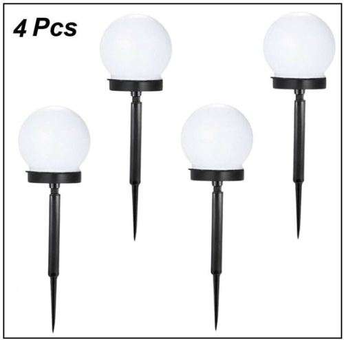 4 Piece SOLAR LED Waterproof Lights, 4 LIGHTS IN 1 BOX