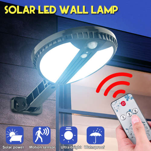 290W SOLAR LED Light with 3 Setting Modes and Remote Control