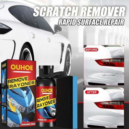 Vehicle Scratch Remover and Sponge  Remove Scratches, Defects, Faded paint, Dirt, Dust and more
