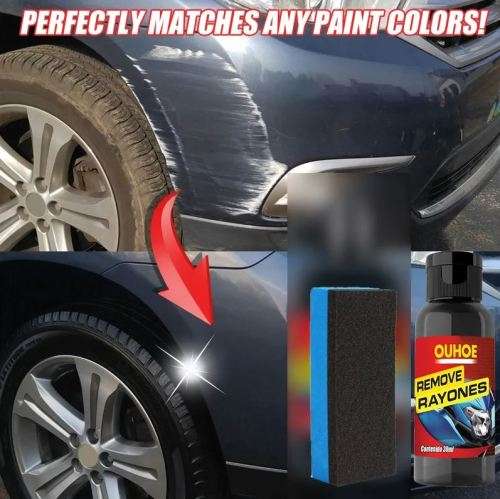Vehicle Scratch Remover and Sponge  Remove Scratches, Defects, Faded paint, Dirt, Dust and more