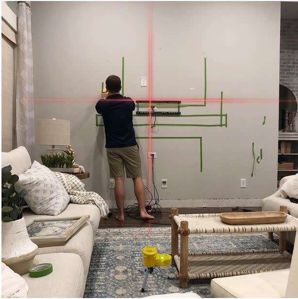 Multifunction Laser Level Tripod with 5 Modes and Measuring Tool