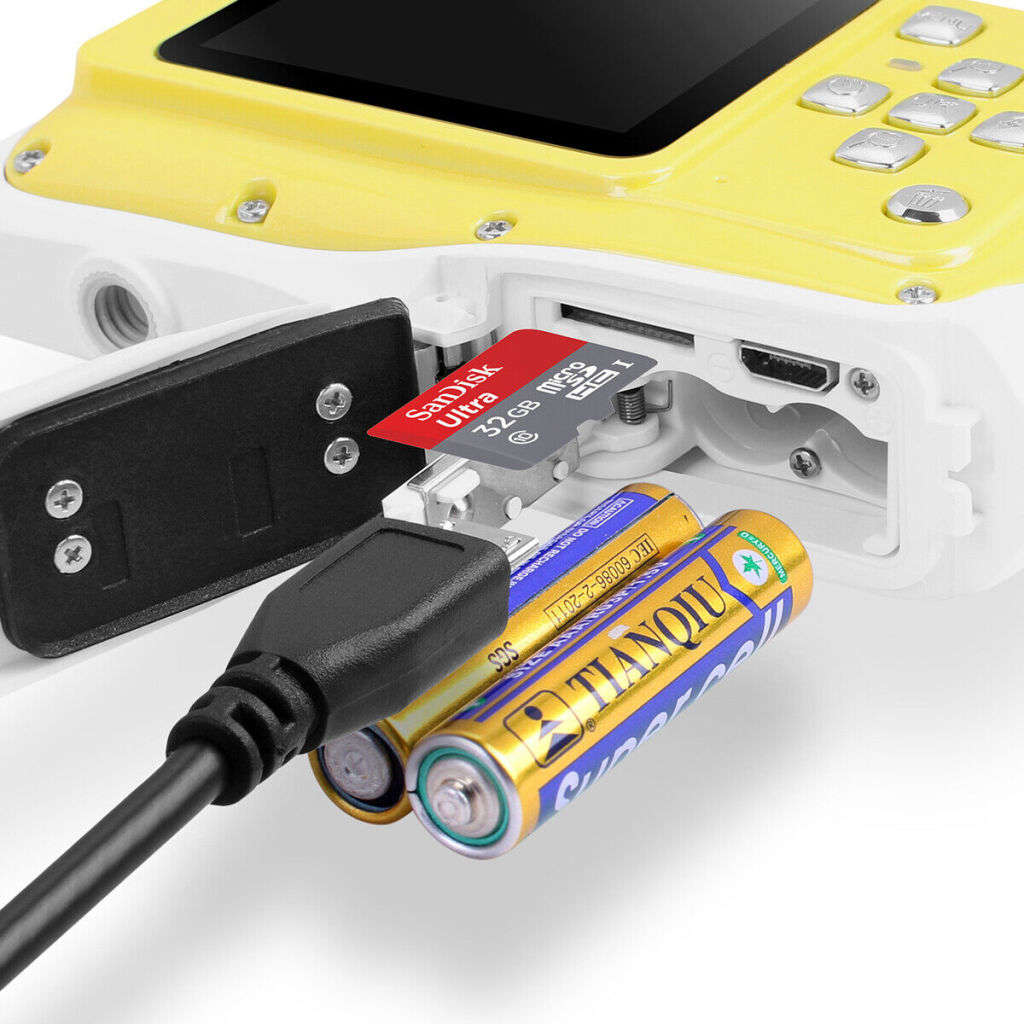 2` Digital Camera for Kids, 12 MP, 8 X Digital Zoom, Take Photos, Make Videos, Support SD Card