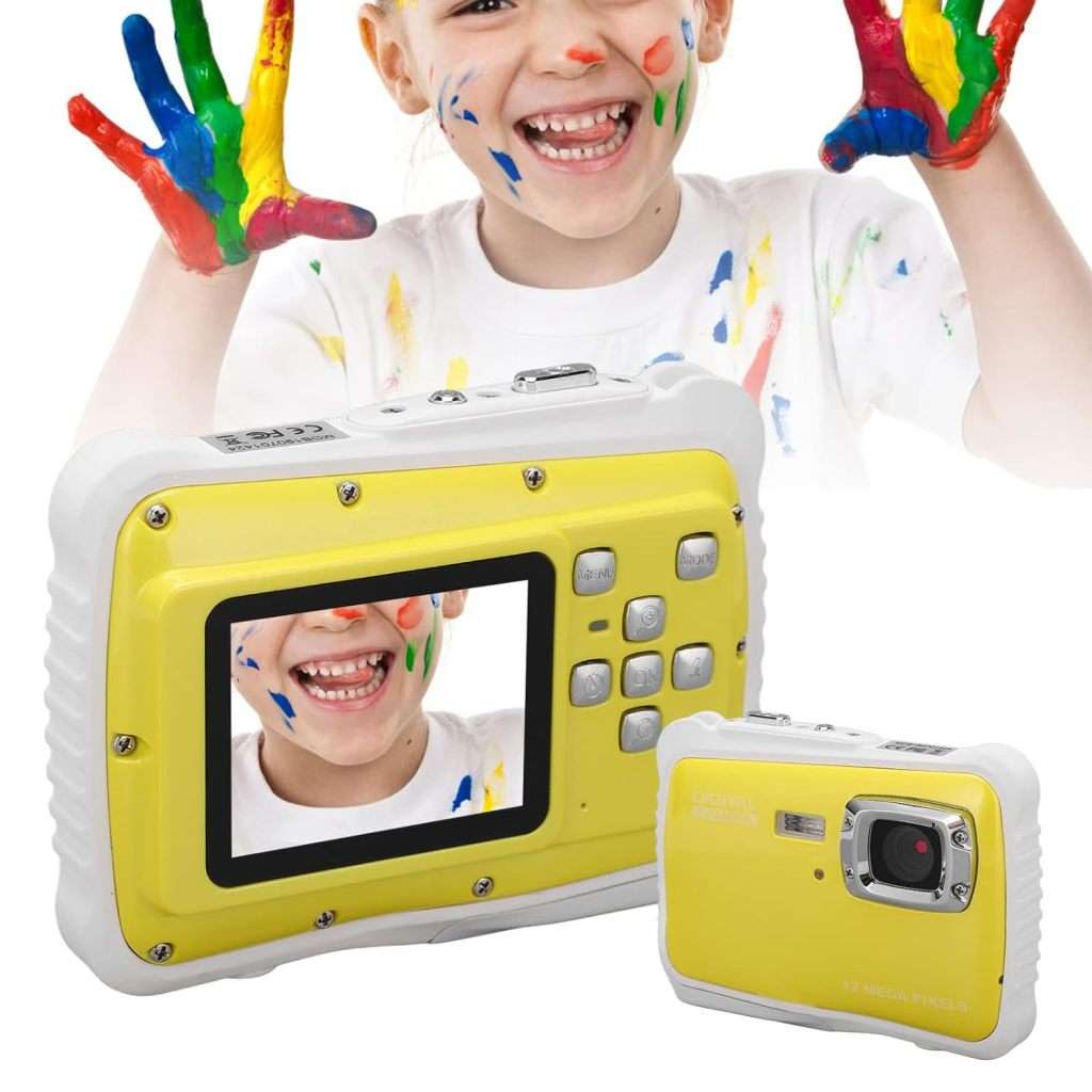 2` Digital Camera for Kids, 12 MP, 8 X Digital Zoom, Take Photos, Make Videos, Support SD Card