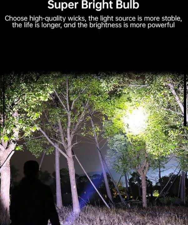 Super Bright 7 LED Rechargeable Flashlight, 20W Power and Waterproof - START AT R1 ONLY
