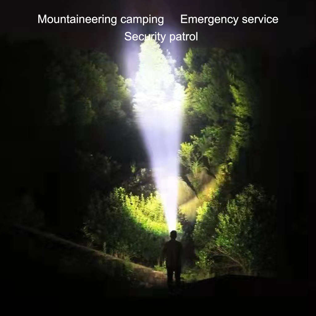 Super Bright 7 LED Rechargeable Flashlight, 20W Power and Waterproof - START AT R1 ONLY