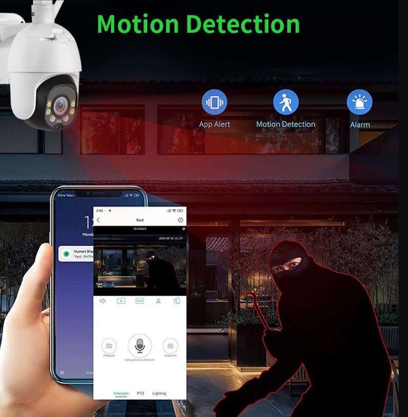 4G Waterproof IP WIFI SOLAR Camera, Day and Night Vision, Two-Way Audio
