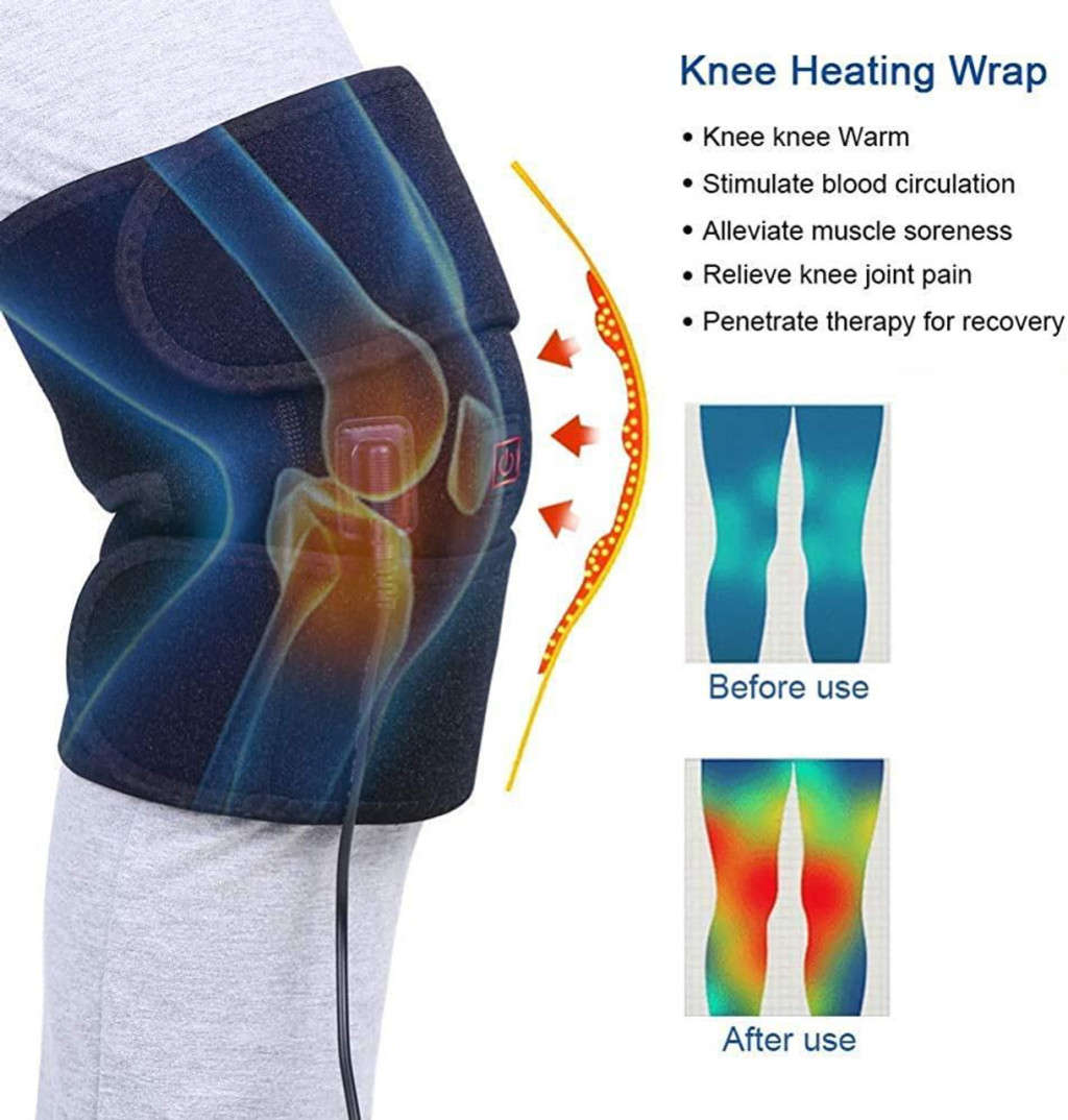 Heated Knee Brace, Relives Knee pain, Arthritis and other Pain on Other Body Parts - START R1 ONLY