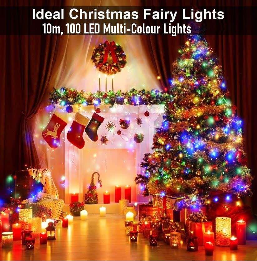 10m, 100 LED Multi-Colour String Lights for the Ultimate Decoration