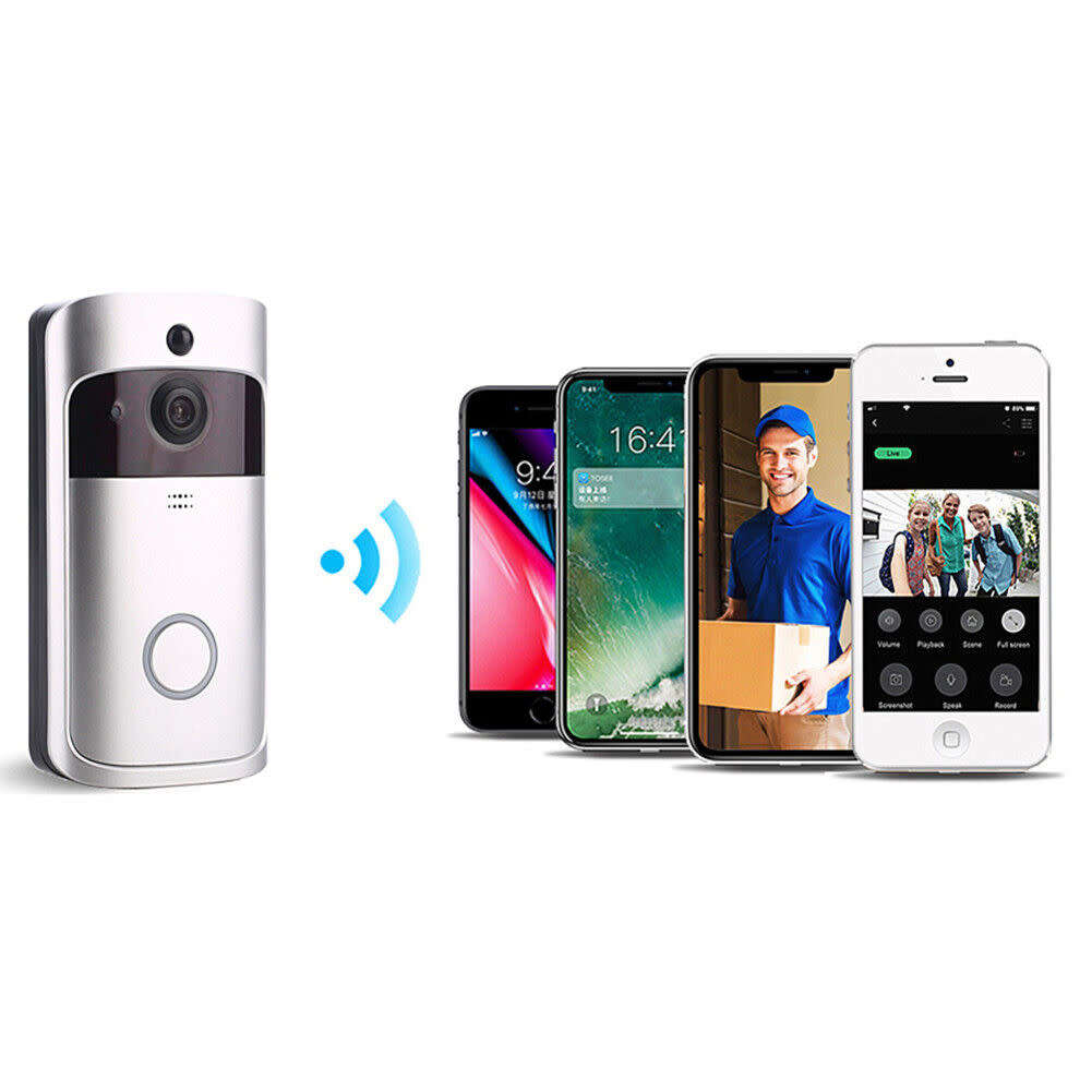 WIFI Smart HD Video Doorbell Camera and Intercom with Night Vision