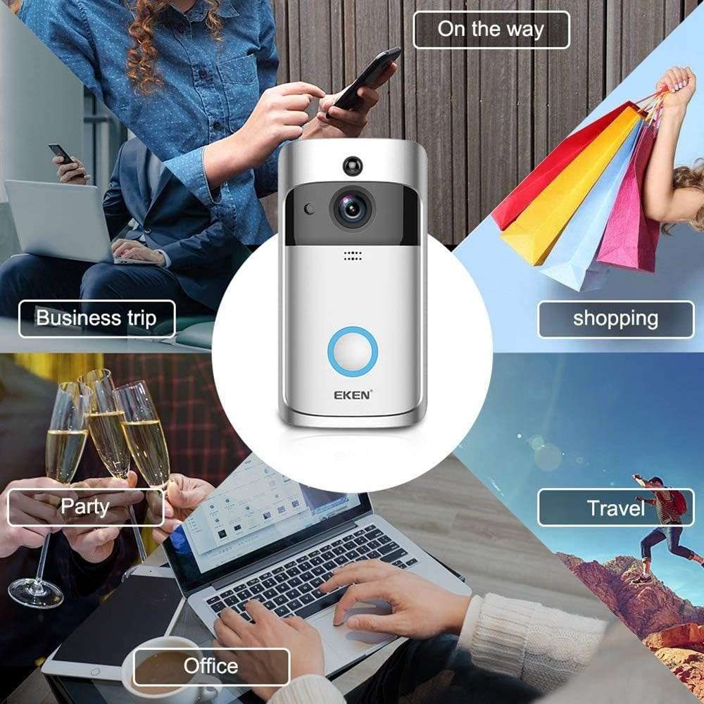 WIFI Smart HD Video Doorbell Camera and Intercom with Night Vision