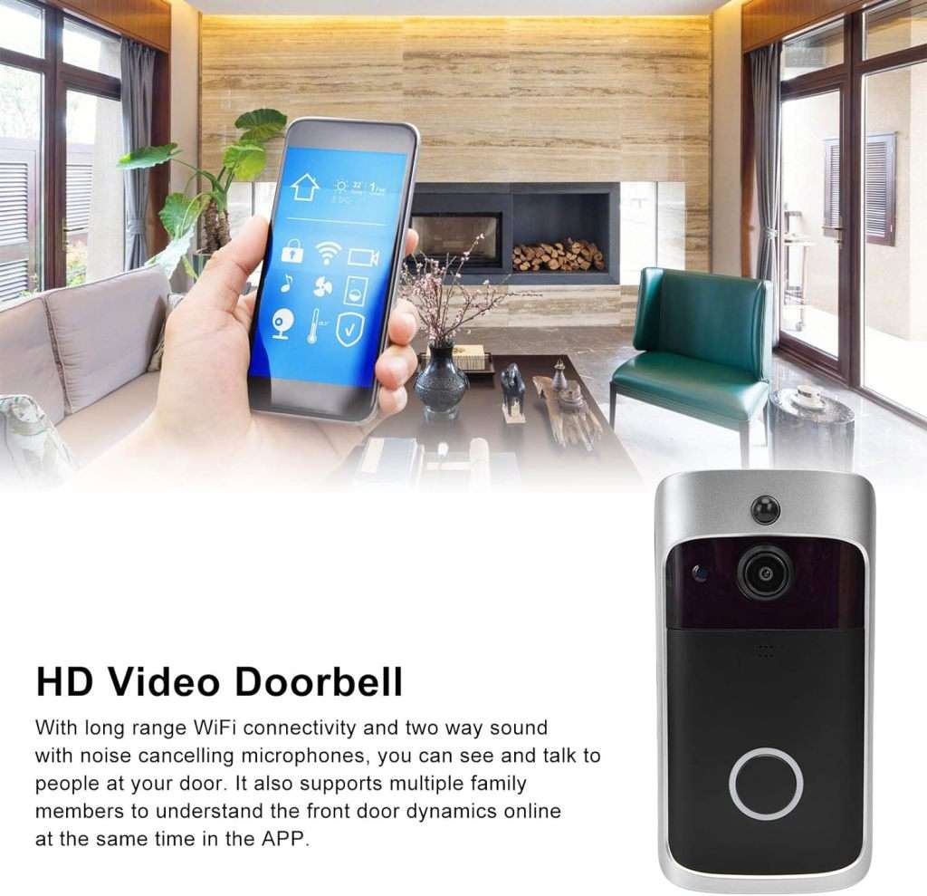 WIFI Smart HD Video Doorbell Camera and Intercom with Night Vision