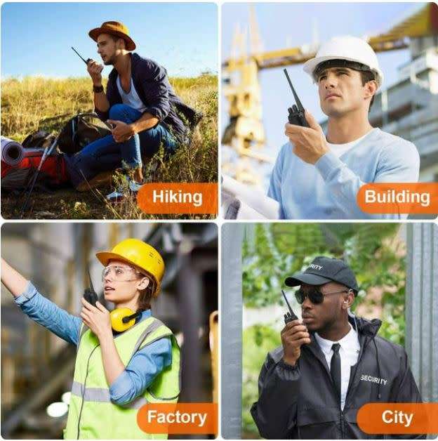 2 X Handheld Hand Radio Set with 16 Channels and lots of Accessories