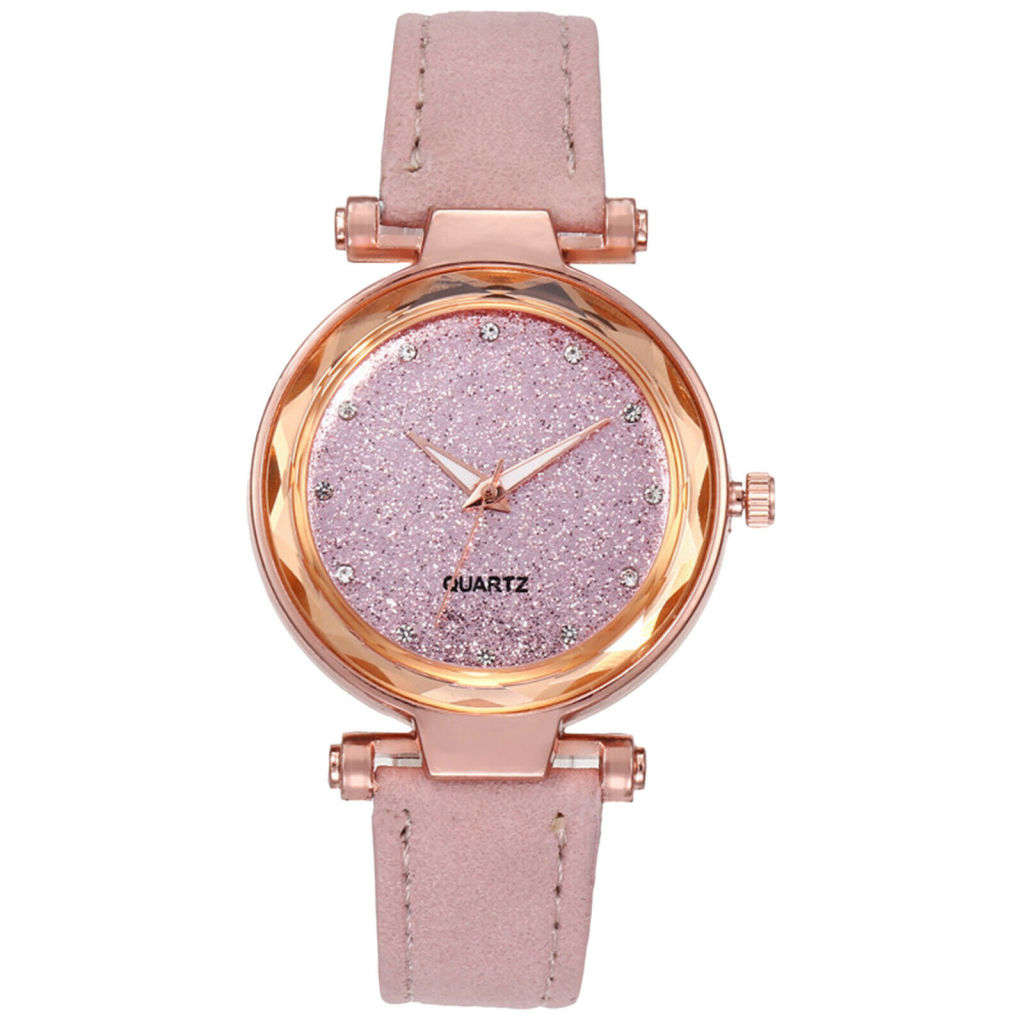 2 Piece Rhinestone Round Pointer Date Quartz Watch & Bracelet in Complimentary Gift Box