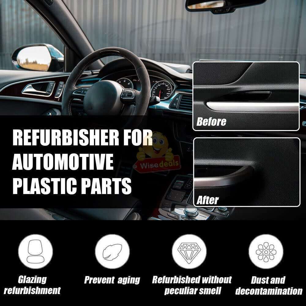 Plastic and Leather Restore Agent for your Home or in Your Car