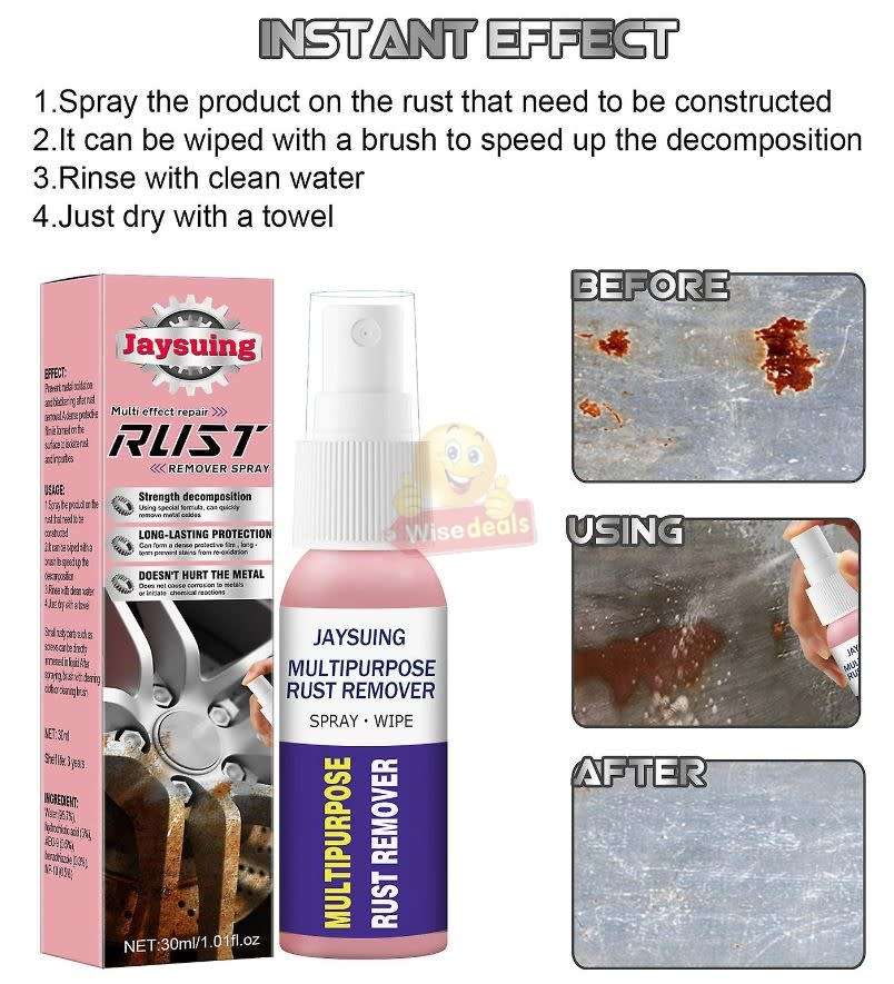 Rust Remover Spray  Remove rust effectively from all metal and stainless-steel surfaces