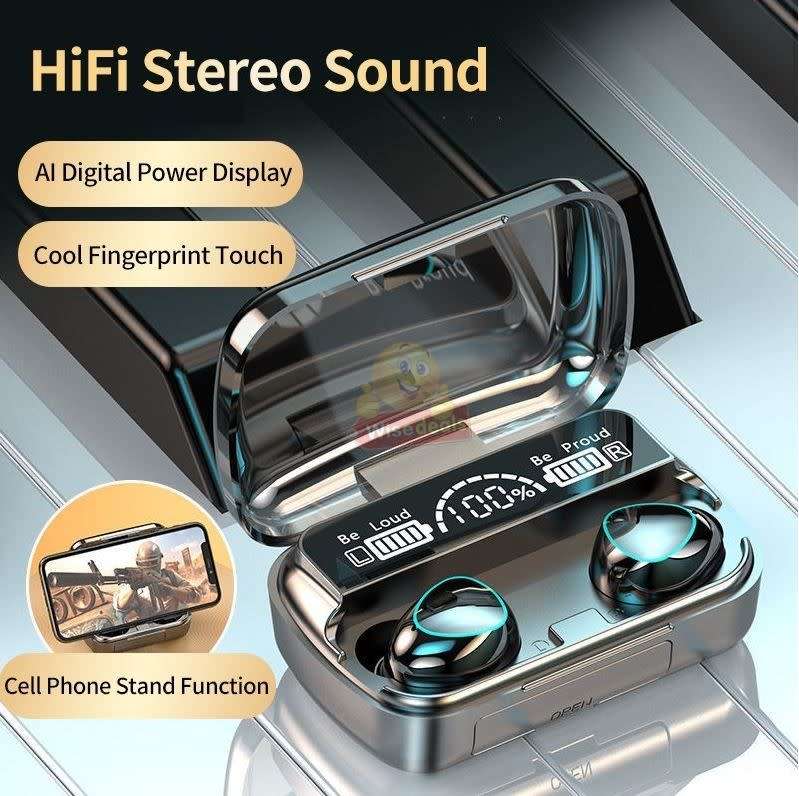 TWS Bluetooth Earbuds with LED Digital Power Display and Power Bank