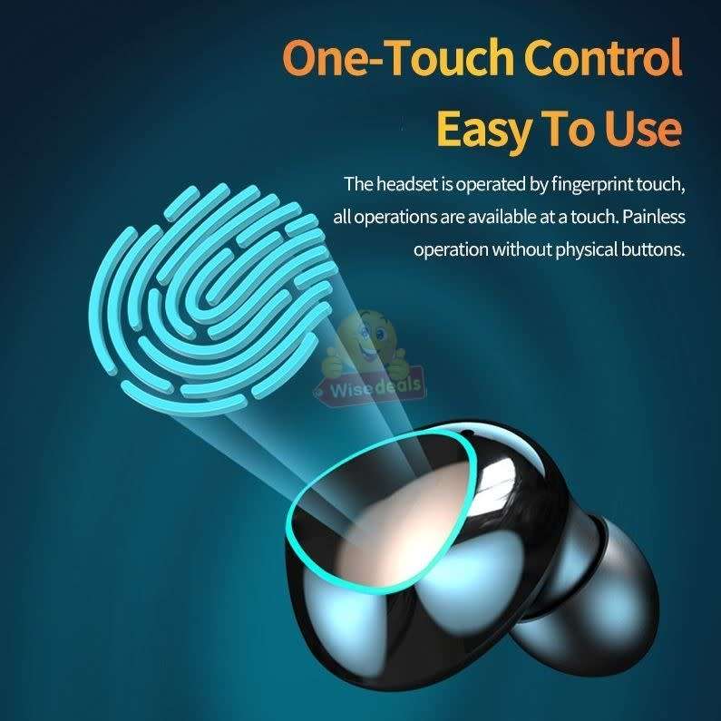 TWS Bluetooth Earbuds with LED Digital Power Display and Power Bank