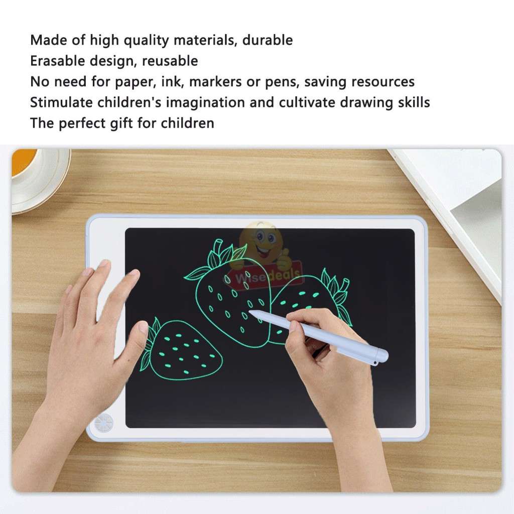 LARGE 10.5` Children`s LCD Writing Tablet, Say Goodbye to Paper!