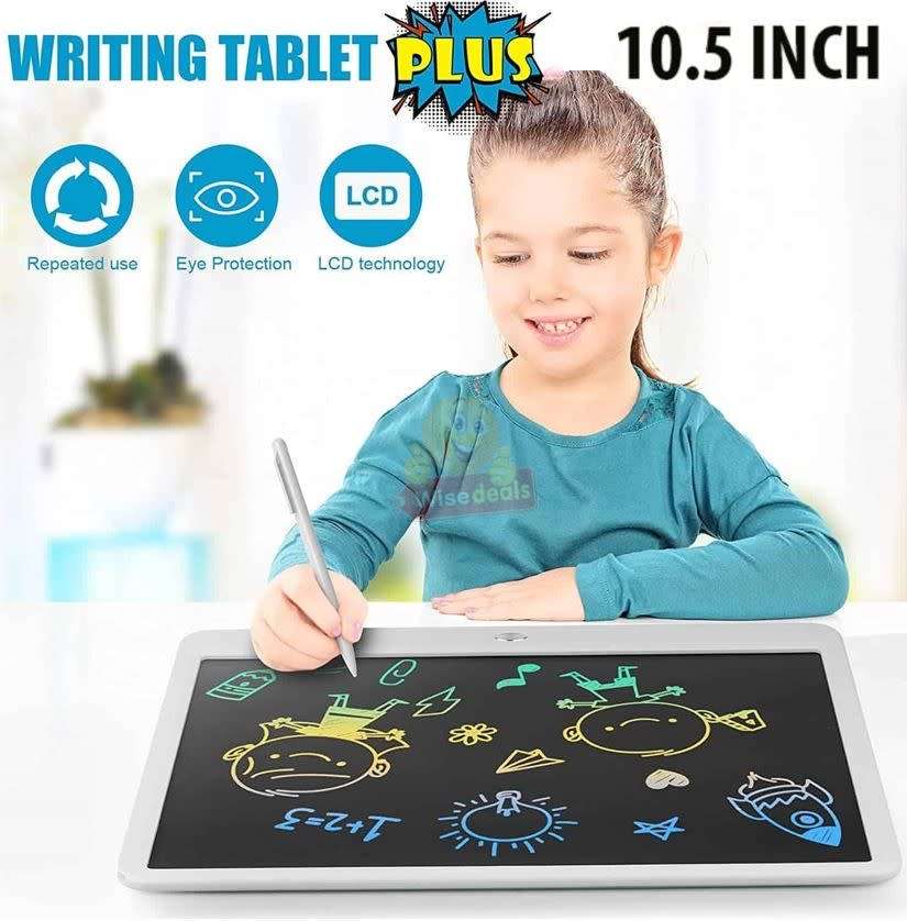 LARGE 10.5` Children`s LCD Writing Tablet, Say Goodbye to Paper!