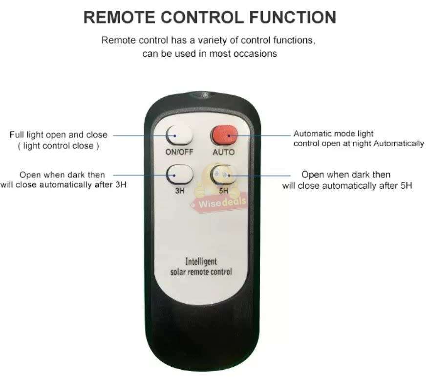 100W LED SOLAR Flood light with Solar Panel and Remote Control