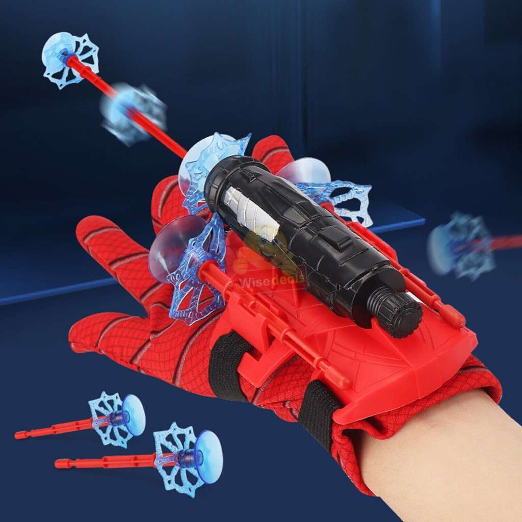 Spider Hero, Spiderman Glove Launcher with Bullets, Shoot up to 5 meters