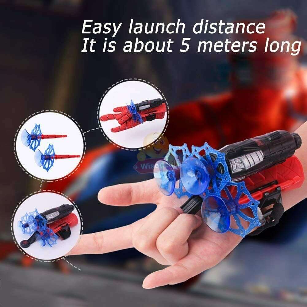 Spider Hero, Spiderman Glove Launcher with Bullets, Shoot up to 5 meters