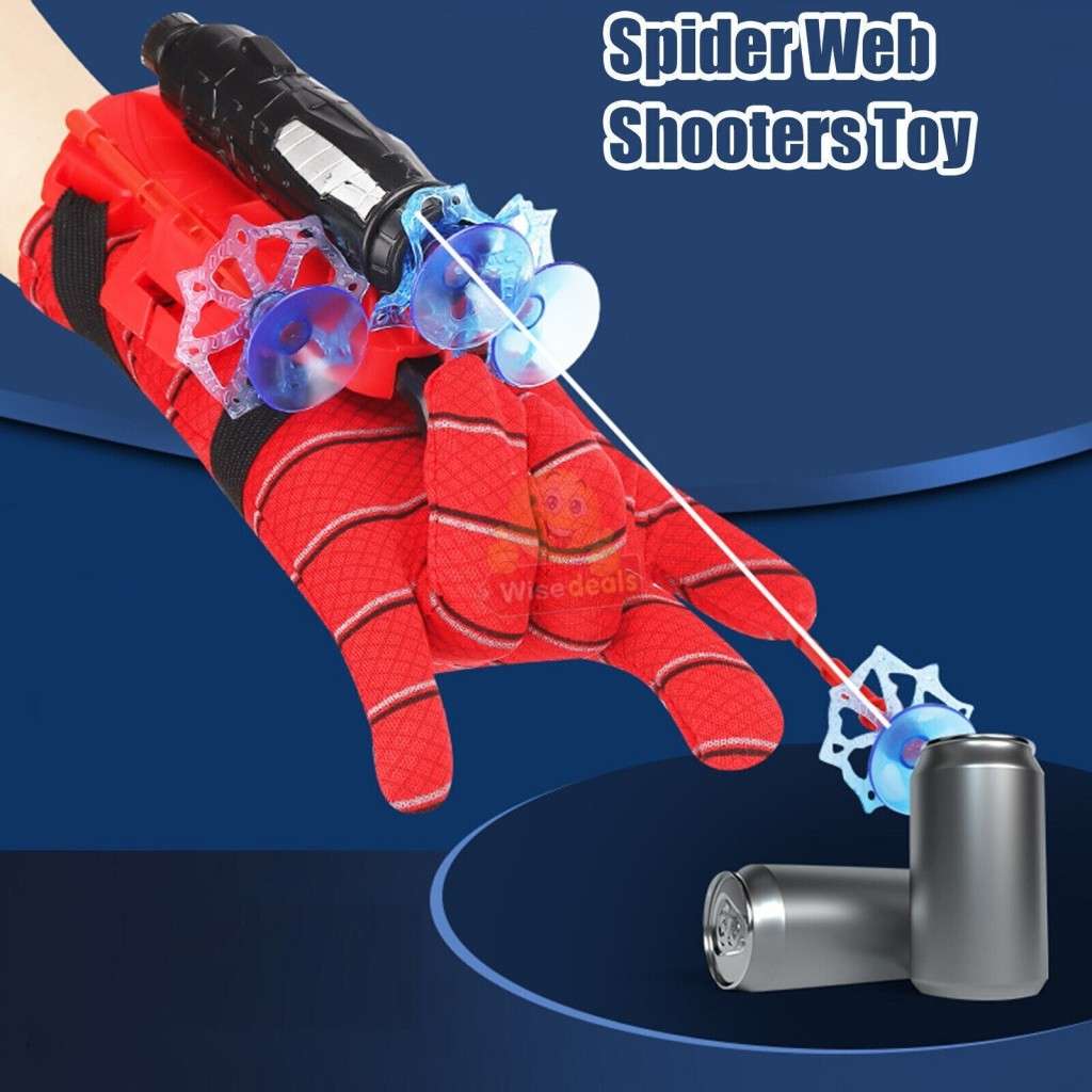 Spider Hero, Spiderman Glove Launcher with Bullets, Shoot up to 5 meters