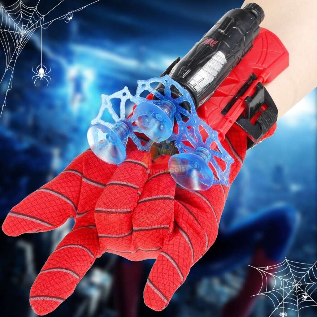 Spider Hero, Spiderman Glove Launcher with Bullets, Shoot up to 5 meters