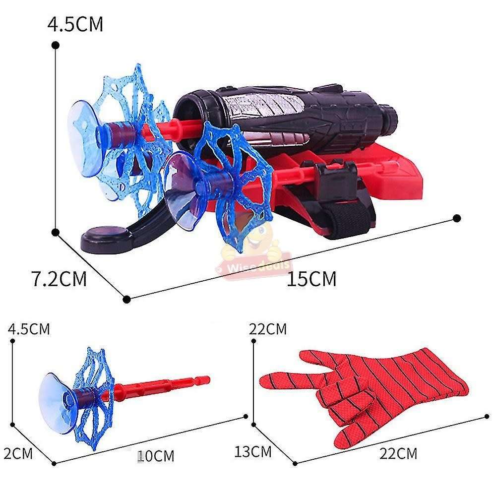 Spider Hero, Spiderman Glove Launcher with Bullets, Shoot up to 5 meters