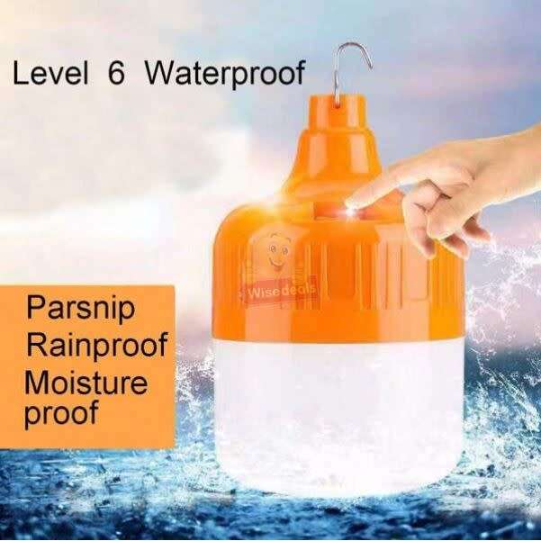 20W Emergency Rechargeable Light with 2000mAh Battery, Use as Power Bank