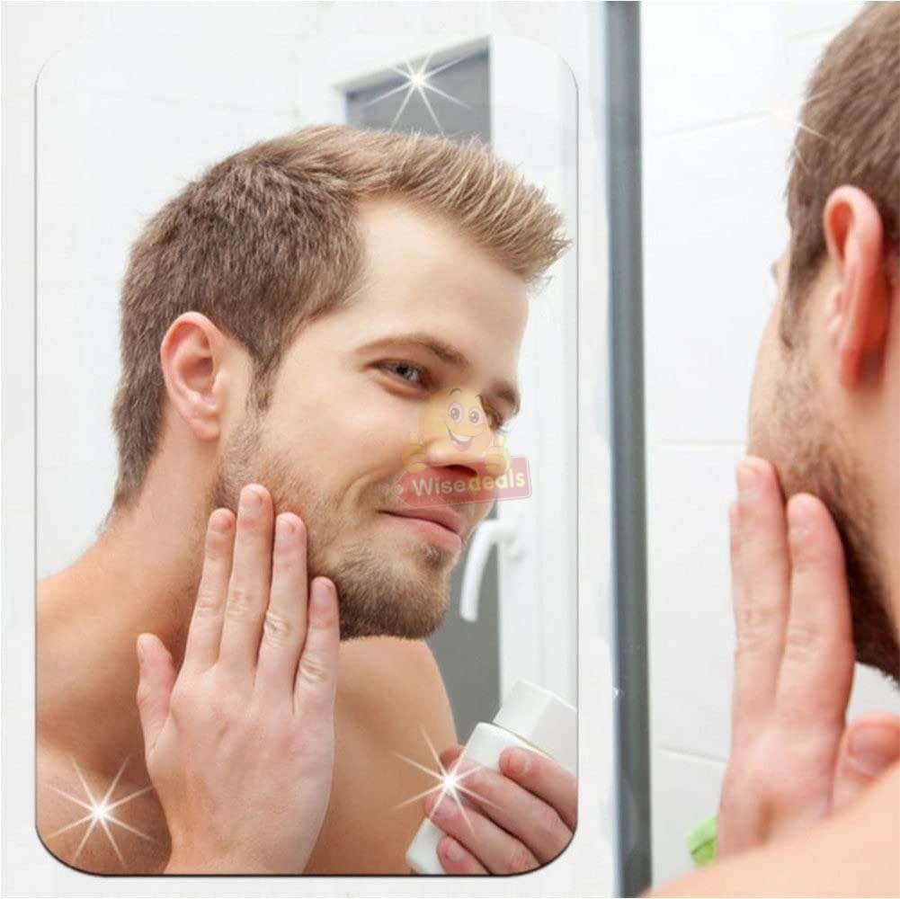 Rectangeler Mirror, Flexible, Waterproof and Self-Adhesive
