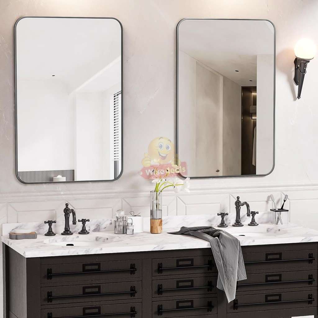 Rectangeler Mirror, Flexible, Waterproof and Self-Adhesive