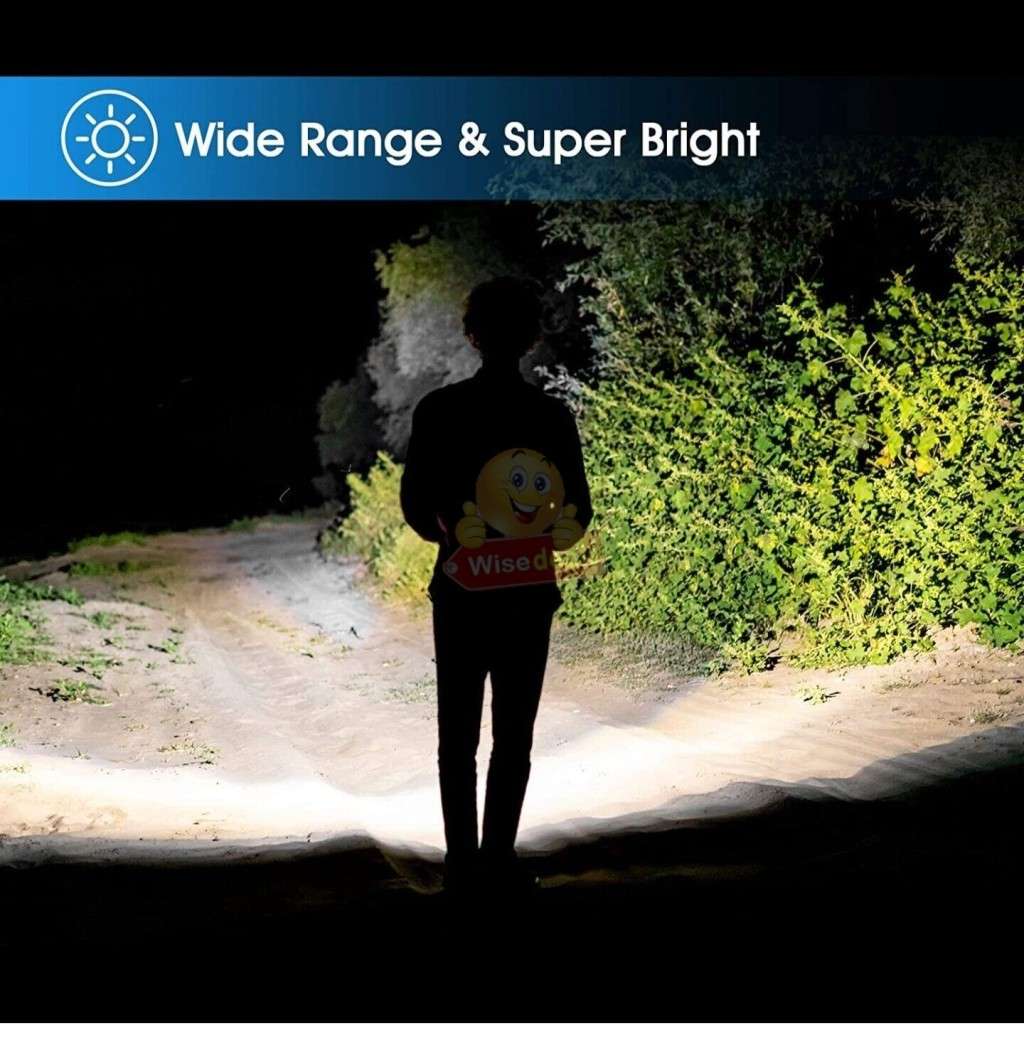 Waterproof Portable Rechargeable LED & COB Flashlight