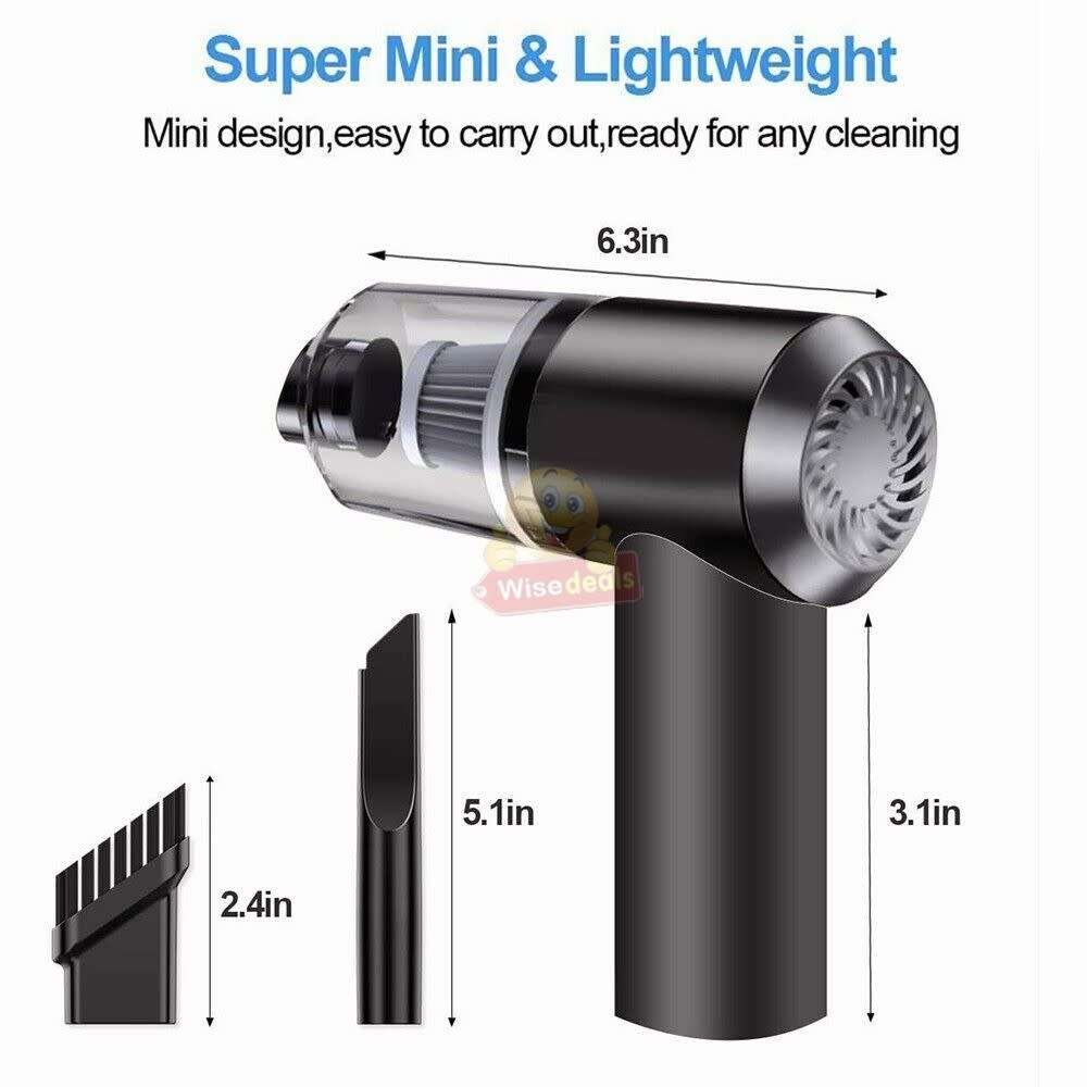 Wireless 9000pa Powerful High Suction Portable Vacuum Cleaner