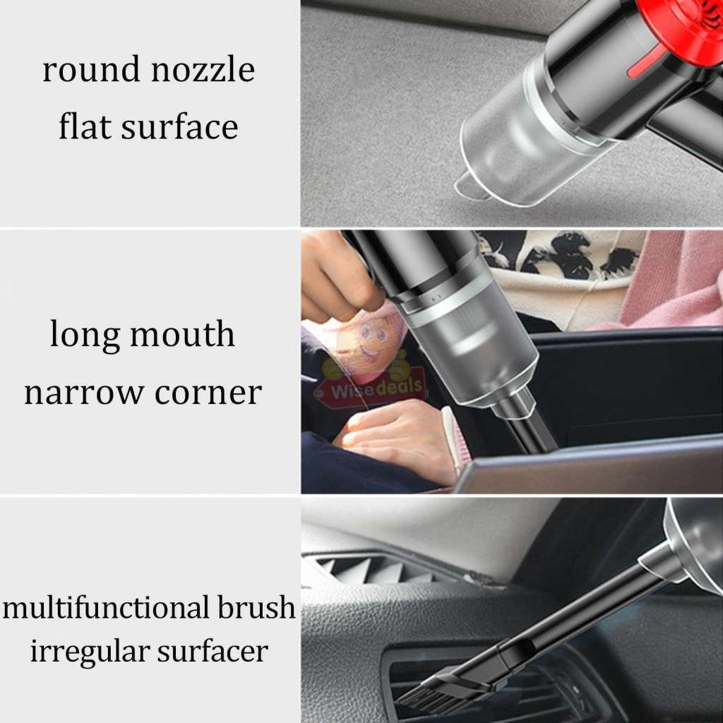 Wireless 9000pa Powerful High Suction Portable Vacuum Cleaner