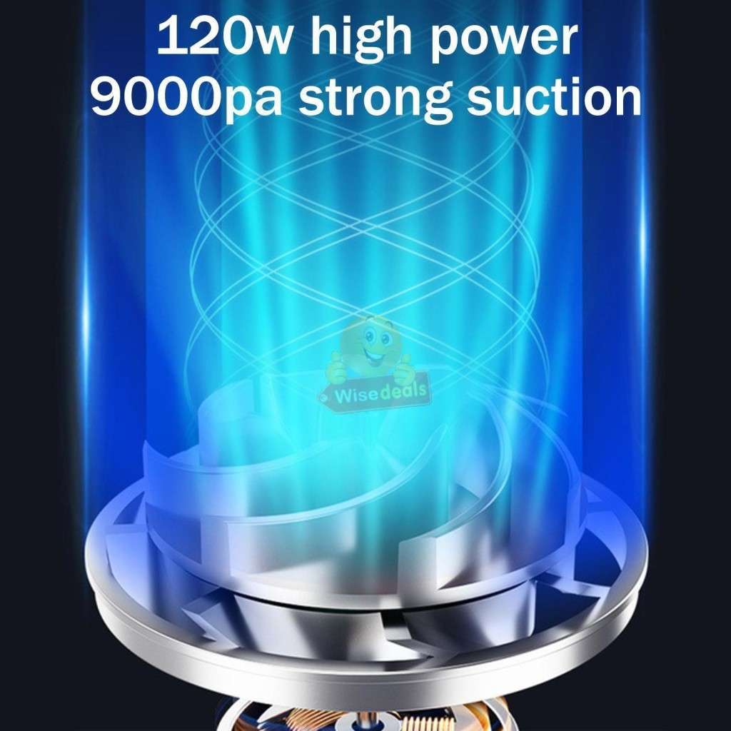Wireless 9000pa Powerful High Suction Portable Vacuum Cleaner