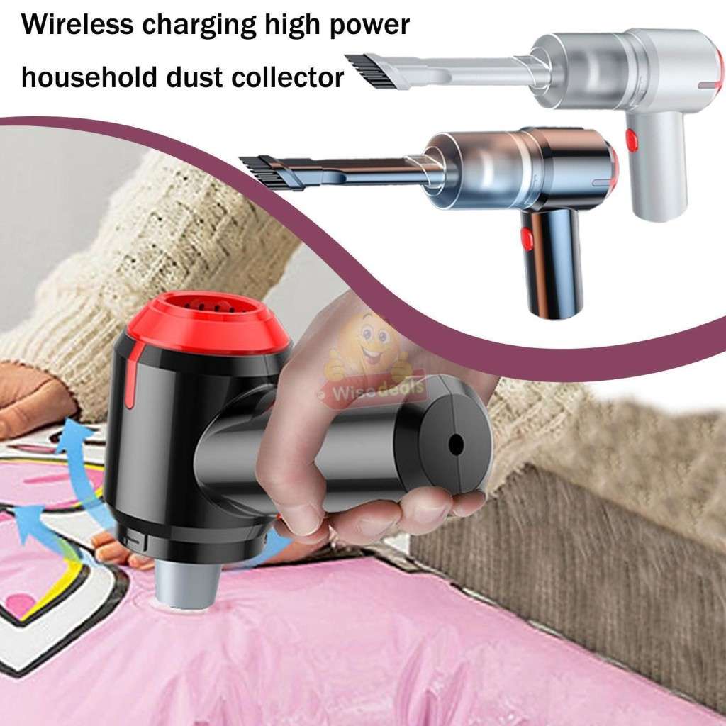 Wireless 9000pa Powerful High Suction Portable Vacuum Cleaner