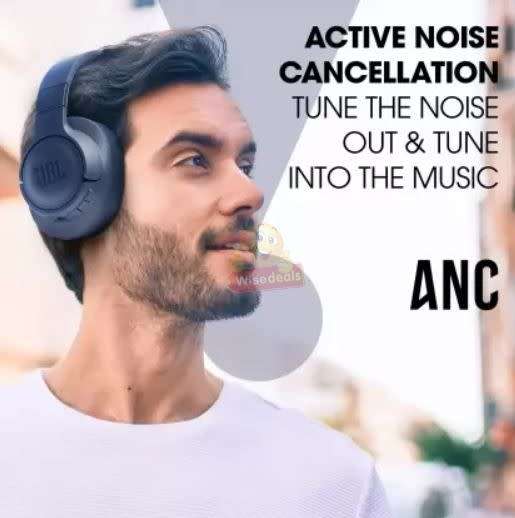 JBL Power Sound Foldable Wireless Bluetooth Headphones with SD Card function, FM Radio etc.