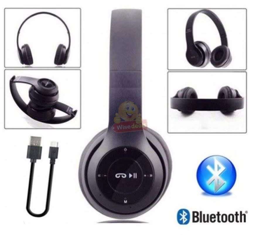 JBL Power Sound Foldable Wireless Bluetooth Headphones with SD Card function, FM Radio etc.