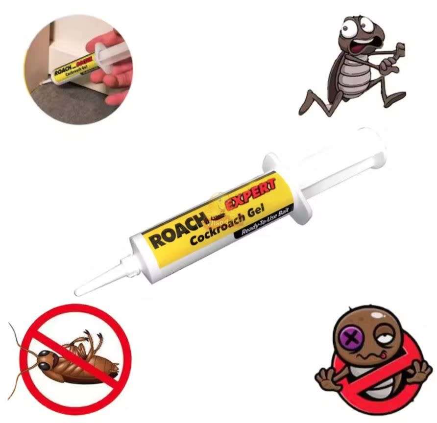 2 X Roach Expert Cockroach Gel, is a strong and wide-reaching solution to your cockroach problems!