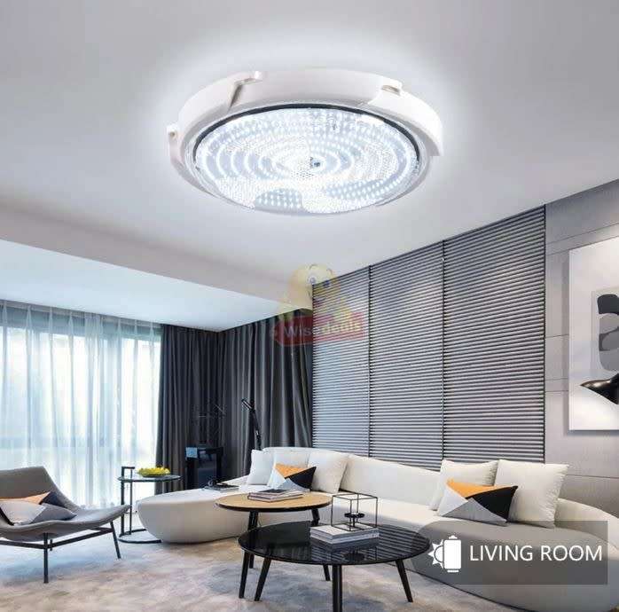 40W Ceiling Light for Indoor or Outdoor use with Solar Panel and Remote Control