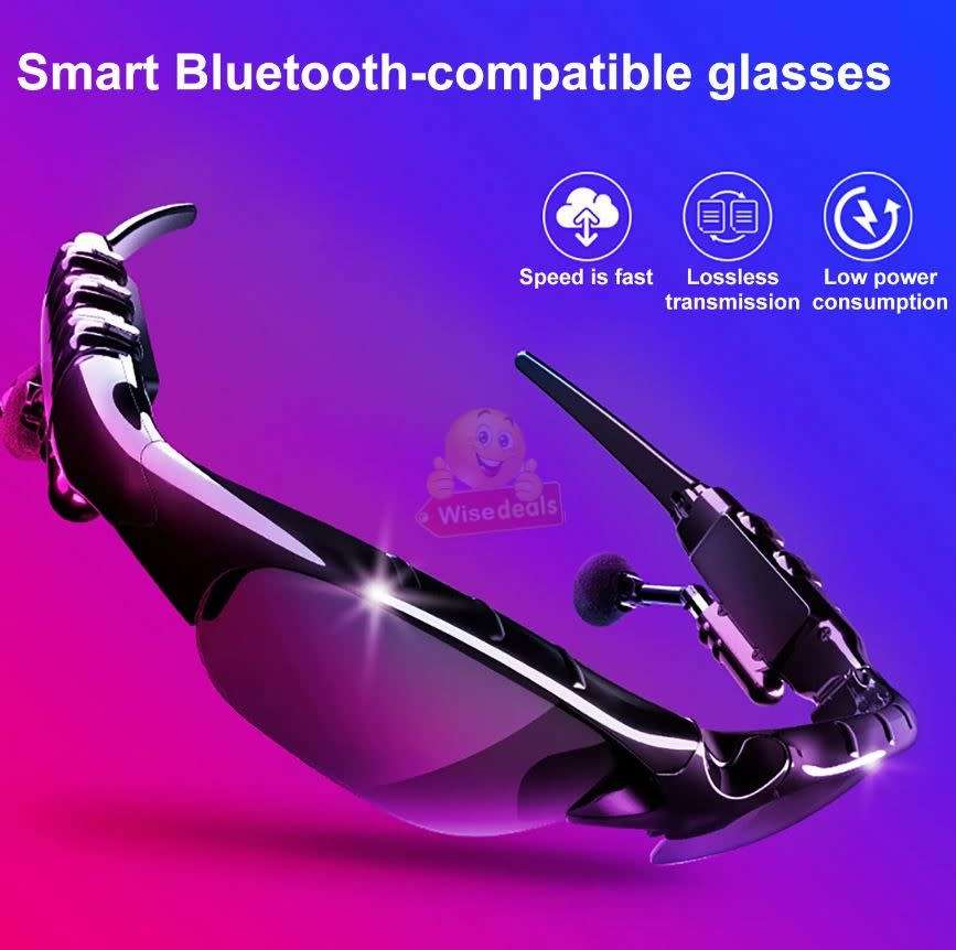Smart Polarized Bluetooth Sunglasses Wireless Headset with Microphone for Smart Phones