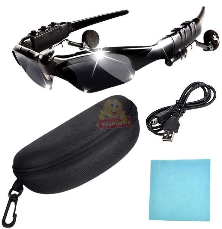 Smart Polarized Bluetooth Sunglasses Wireless Headset with Microphone for Smart Phones