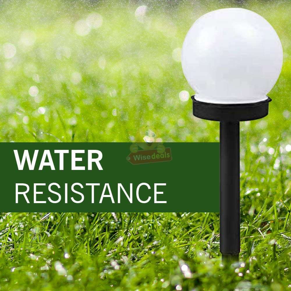 4 Piece SOLAR LED Waterproof Lights, 4 LIGHTS IN 1 BOX